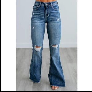 Risen Journee Distressed Denim Jeans